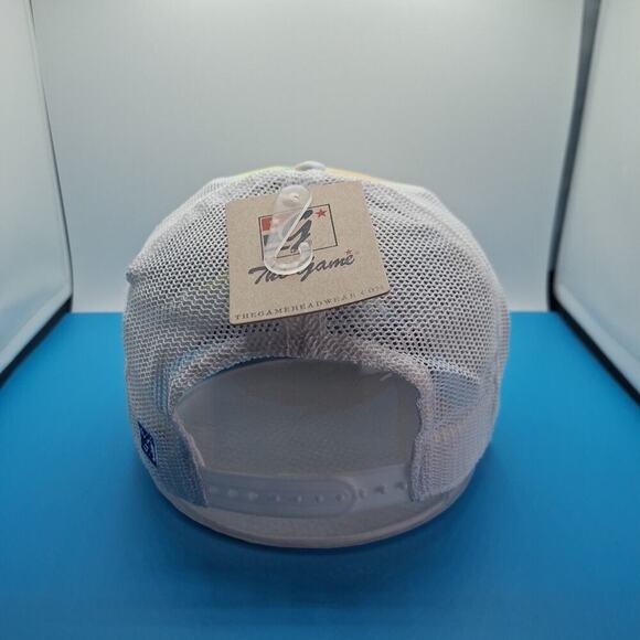 Captain Tie Dye Trucker Snapback Patch Hat Cap NHL The Game Cotton - Picture 5 of 8